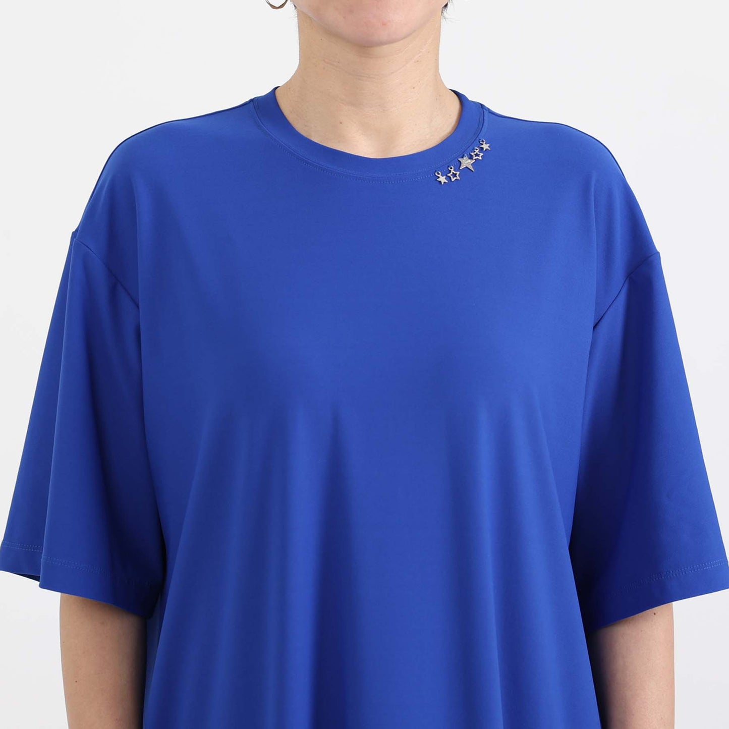 C-BL-83 Robin flower blouse WHITE