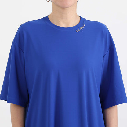 C-BL-83 Robin flower blouse WHITE