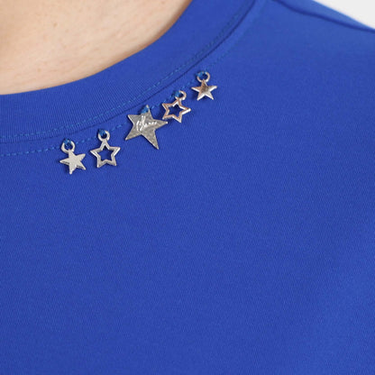 C-BL-83 Robin flower blouse WHITE