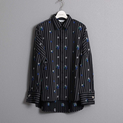 2026AW【10月下旬お届け予定】 F-SH-05「Robin stripe」Cuff links shirt【全3色】
