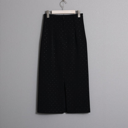 2026AW【10月下旬お届け予定】 F-SK-15「Stella dot knit」Straight skirt【全3色】
