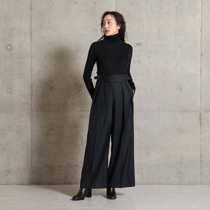 2026AW【10月下旬お届け予定】 F-PT-12「Super140’s Luxe Wool」Gurkha wrap trousers【全2色】