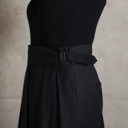2026AW【10月下旬お届け予定】 F-PT-12「Super140’s Luxe Wool」Gurkha wrap trousers【全2色】