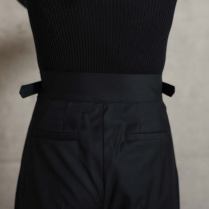 2026AW【10月下旬お届け予定】 F-PT-12「Super140’s Luxe Wool」Gurkha wrap trousers【全2色】