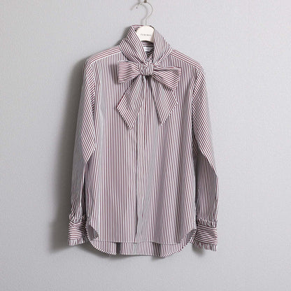 C-BL-83 Robin flower blouse WHITE