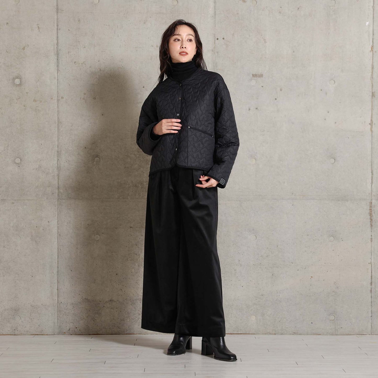 2026AW【11月下旬お届け予定】 F-JK-16「Stella quilt＆Fly me to the moon」Reversible jacket【全2色】