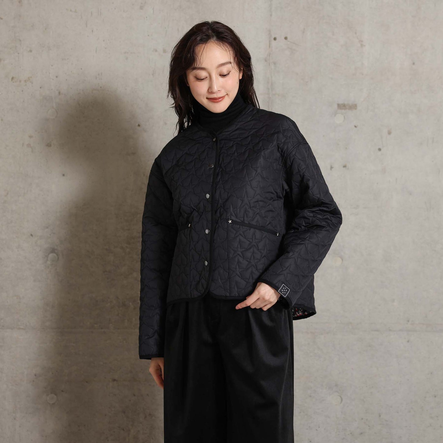 2026AW【11月下旬お届け予定】 F-JK-16「Stella quilt＆Fly me to the moon」Reversible jacket【全2色】