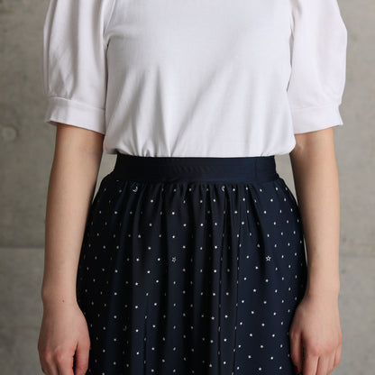 C-SK-121「Stella dot jersey」Mermaid skirt NAVY