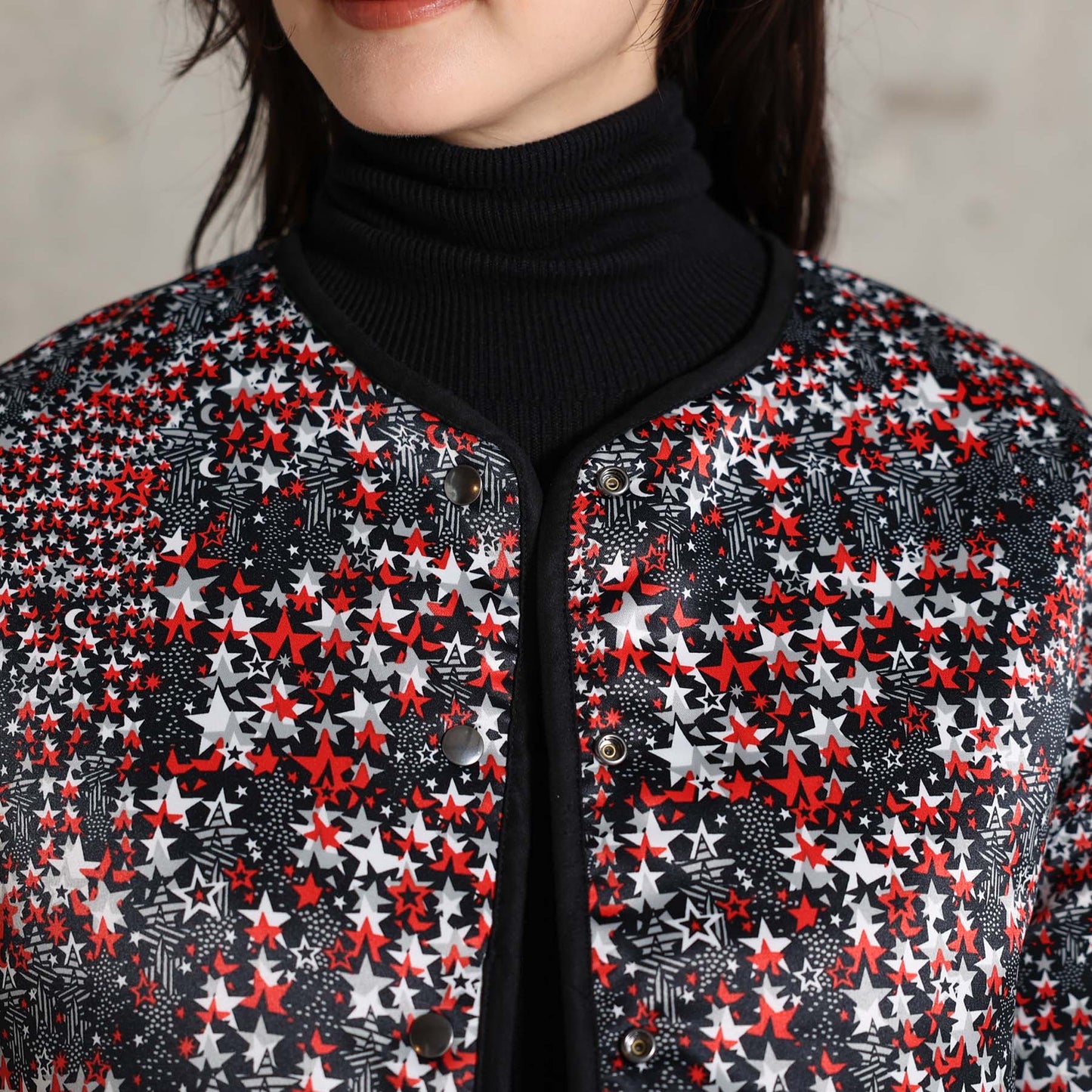 2026AW【11月下旬お届け予定】 F-JK-16「Stella quilt＆Fly me to the moon」Reversible jacket【全2色】