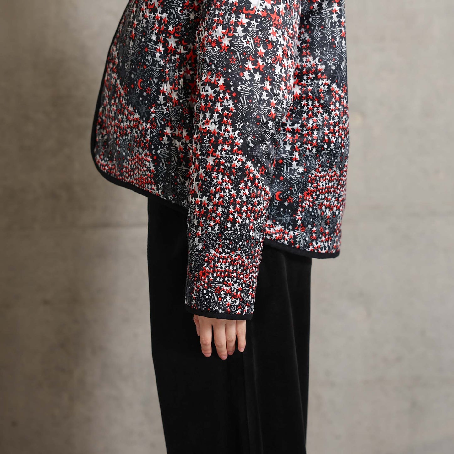 2026AW【11月下旬お届け予定】 F-JK-16「Stella quilt＆Fly me to the moon」Reversible jacket【全2色】