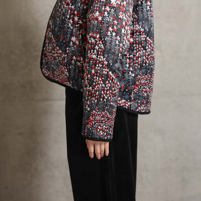 2026AW【11月下旬お届け予定】 F-JK-16「Stella quilt＆Fly me to the moon」Reversible jacket【全2色】