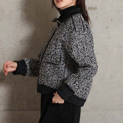 C-BL-83 Robin flower blouse WHITE