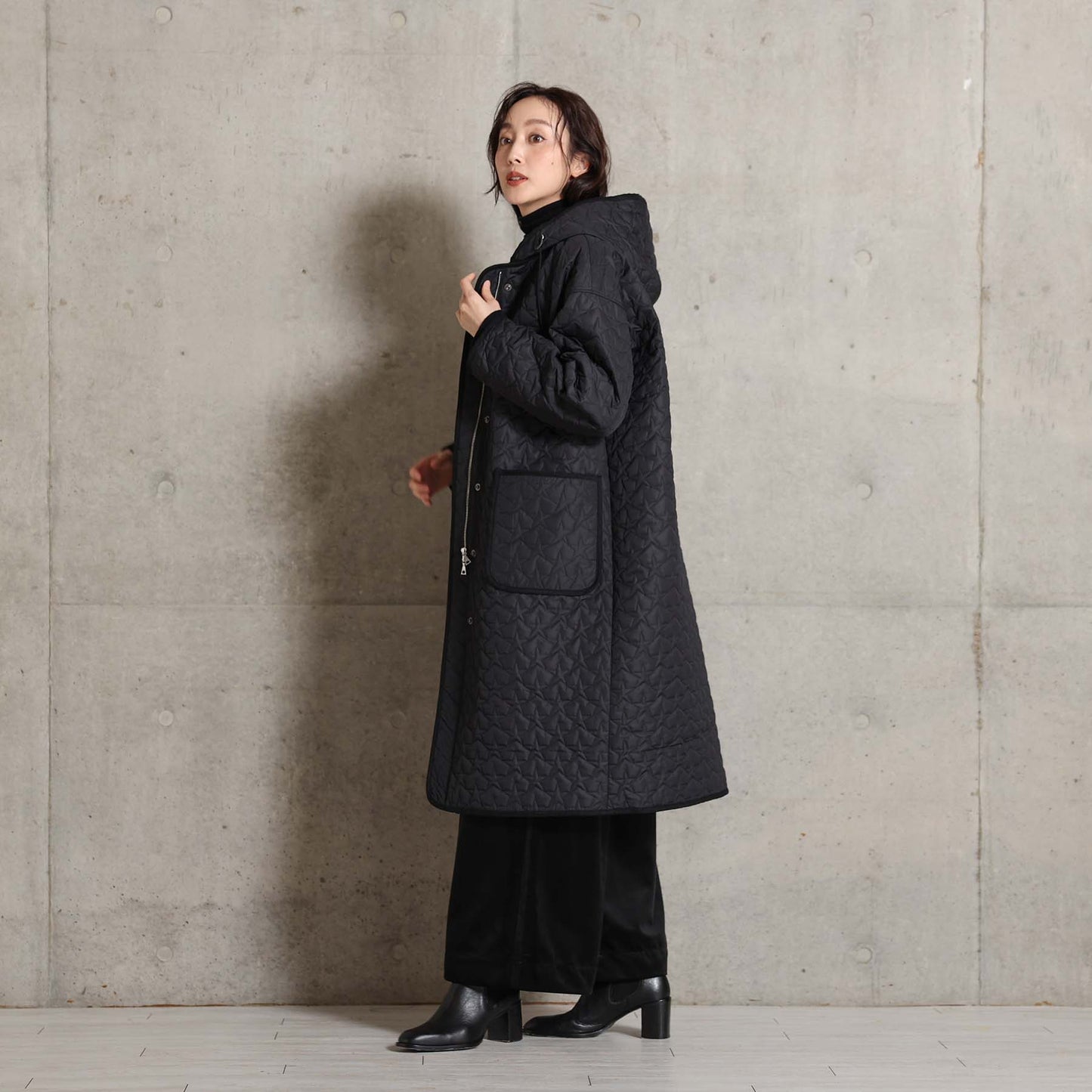 2026AW【12月中旬お届け予定】 F-JK-15S「Stella quilt」2way coat【全2色】