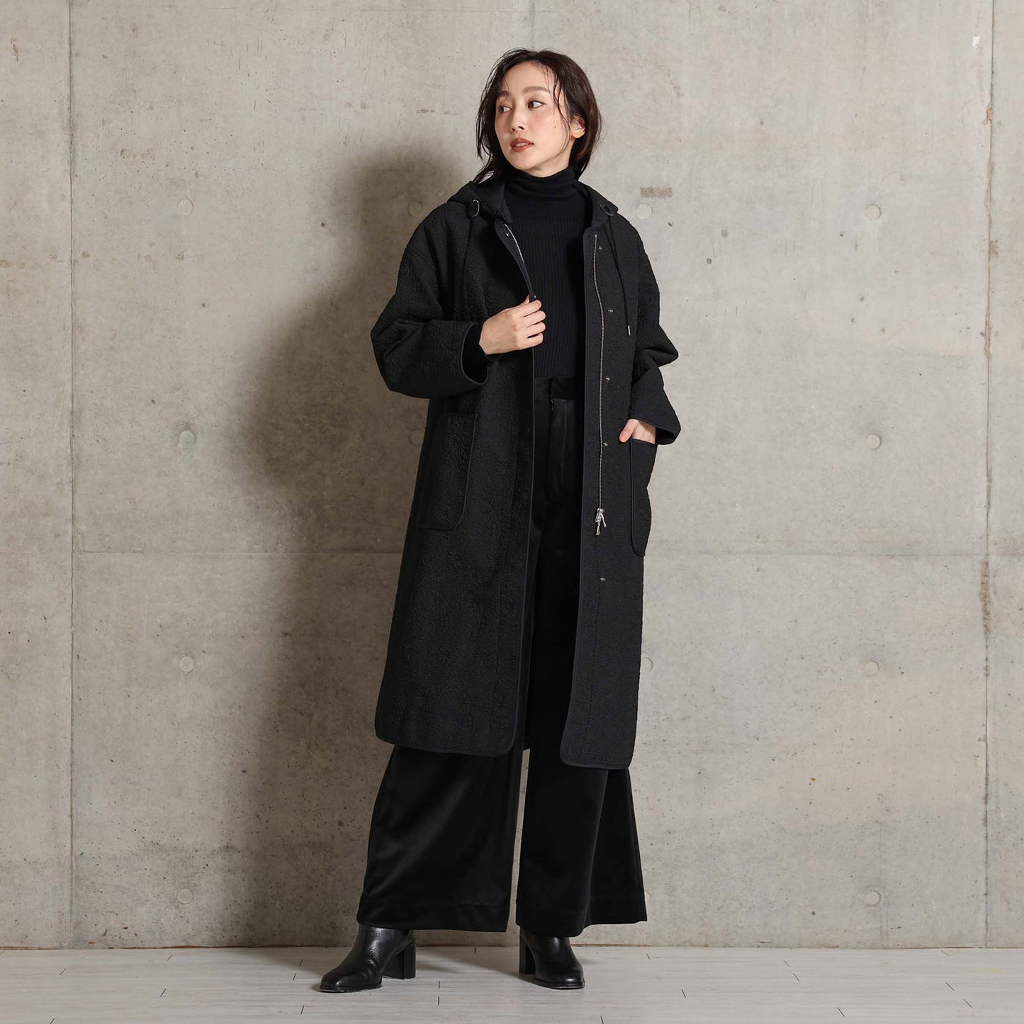 2026AW【12月中旬お届け予定】 F-JK-15「Boutis Relief」2way coat【全3色】