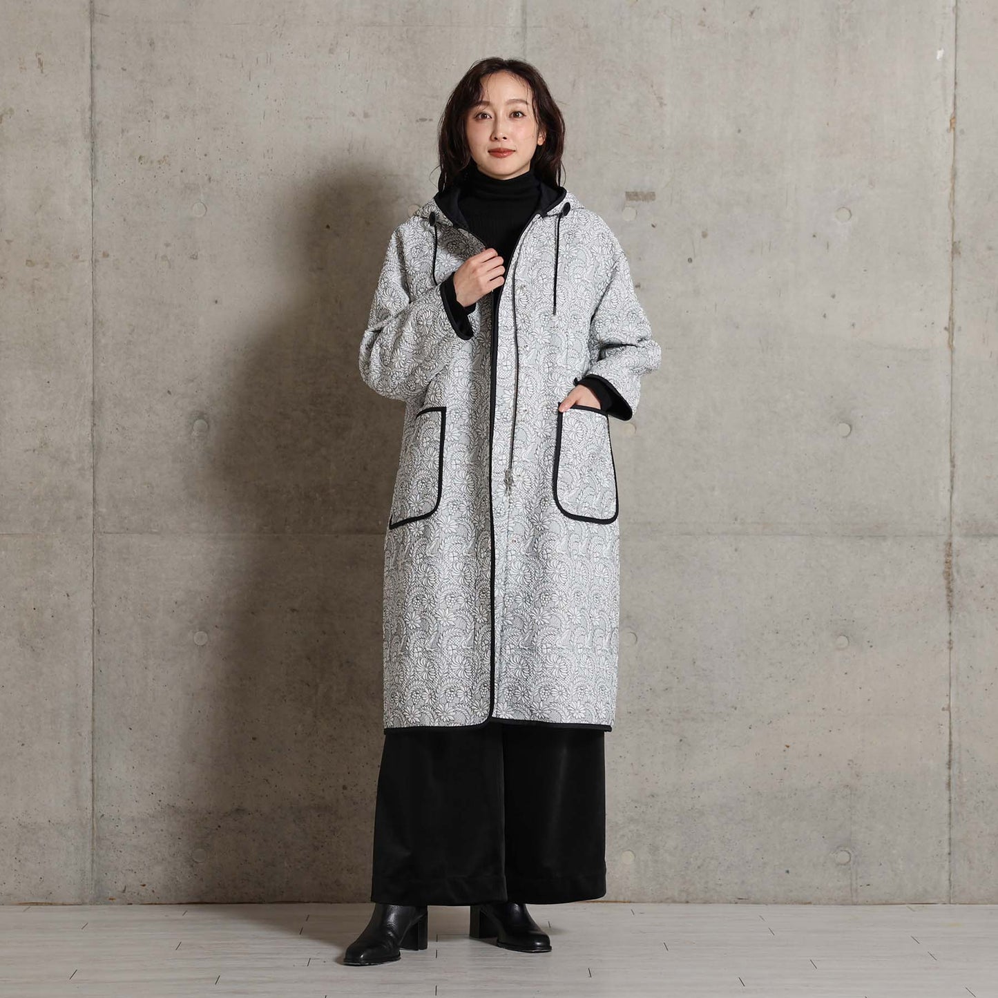 2026AW【12月中旬お届け予定】 F-JK-15「Boutis Relief」2way coat【全3色】