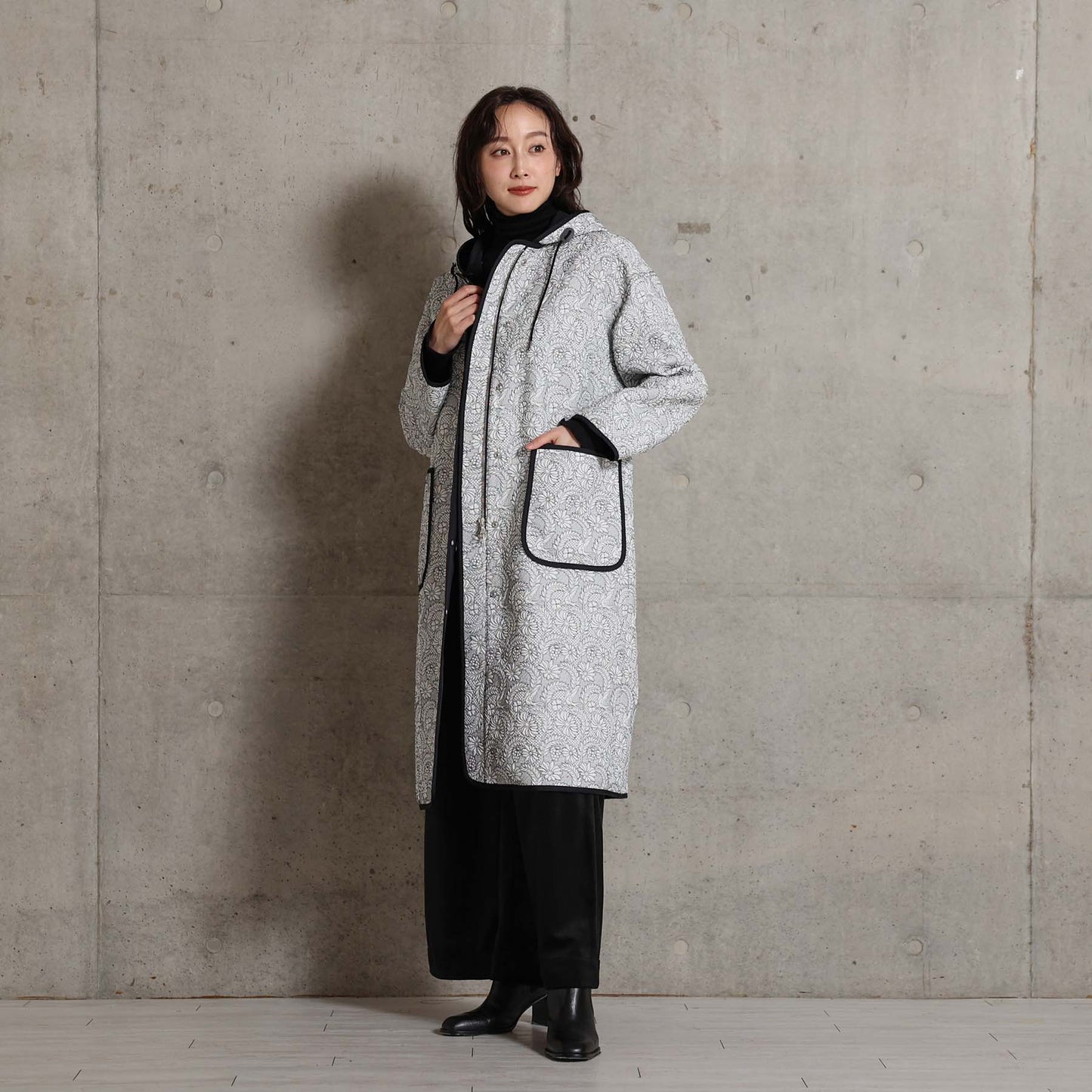 2026AW【12月中旬お届け予定】 F-JK-15「Boutis Relief」2way coat【全3色】