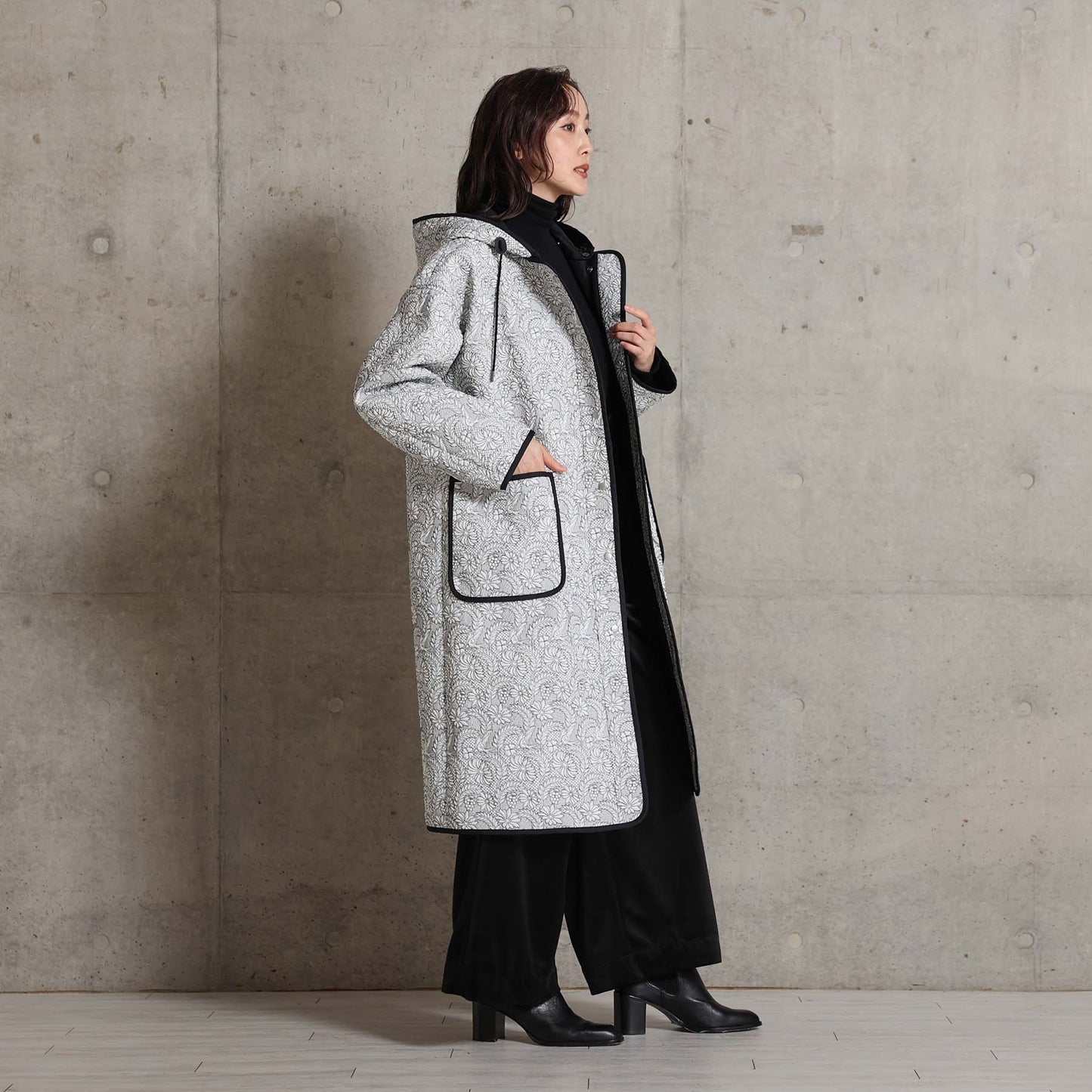 2026AW【12月中旬お届け予定】 F-JK-15「Boutis Relief」2way coat【全3色】