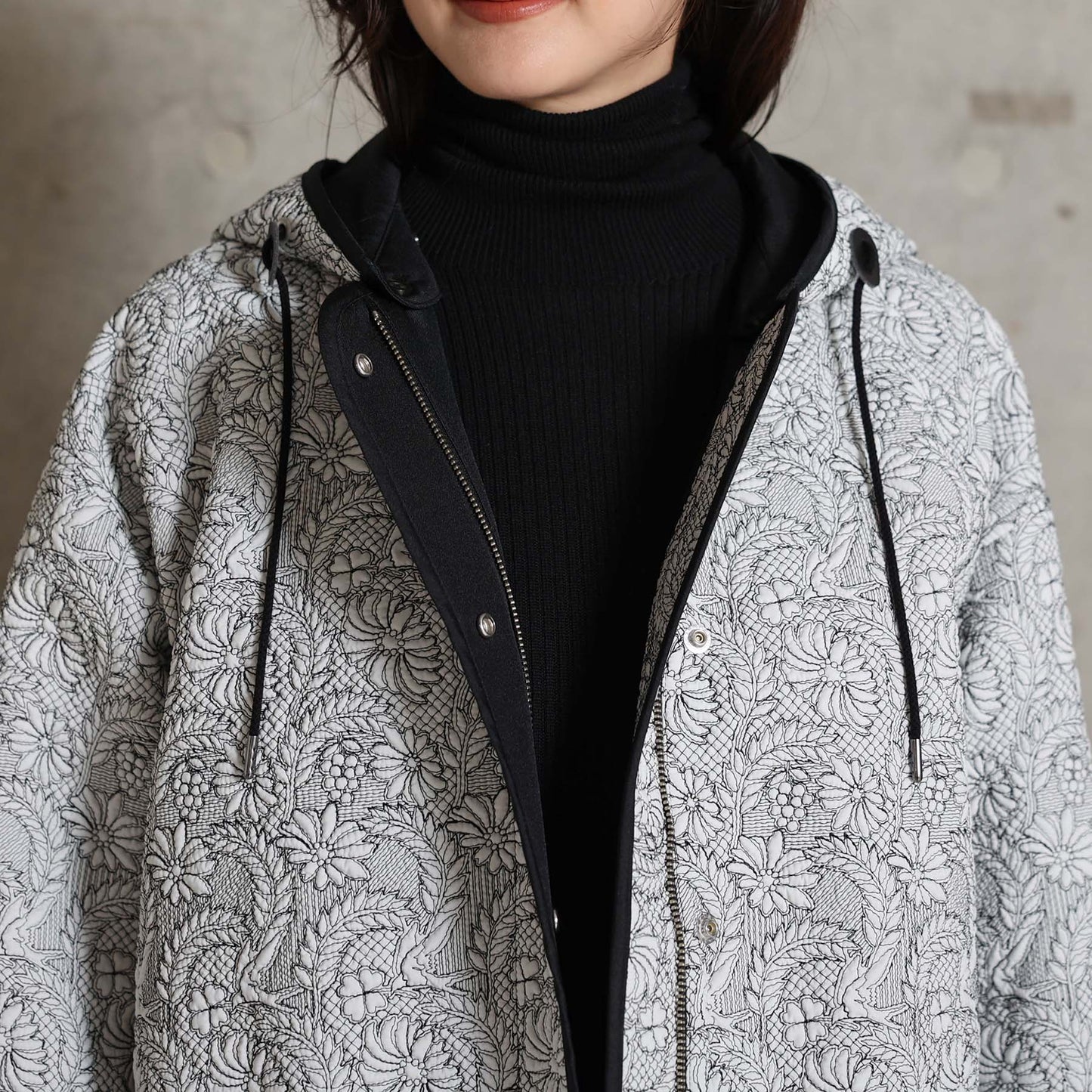 2026AW【12月中旬お届け予定】 F-JK-15「Boutis Relief」2way coat【全3色】