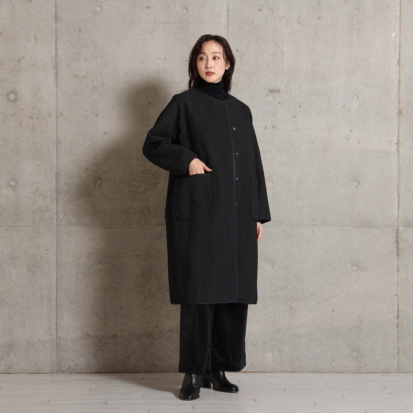 2026AW【12月中旬お届け予定】 F-JK-15「Boutis Relief」2way coat【全3色】