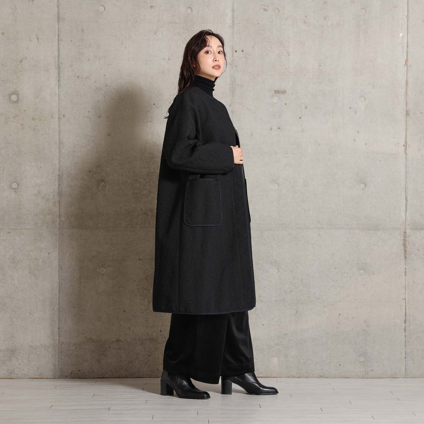 2026AW【12月中旬お届け予定】 F-JK-15「Boutis Relief」2way coat【全3色】
