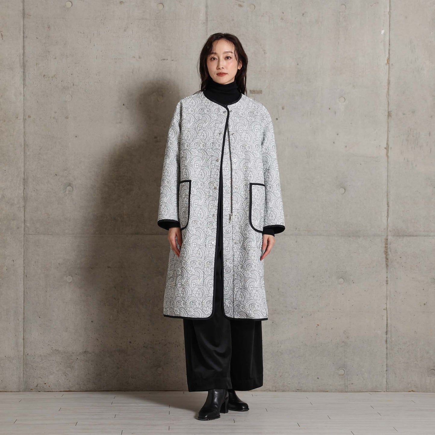 2026AW【12月中旬お届け予定】 F-JK-15「Boutis Relief」2way coat【全3色】