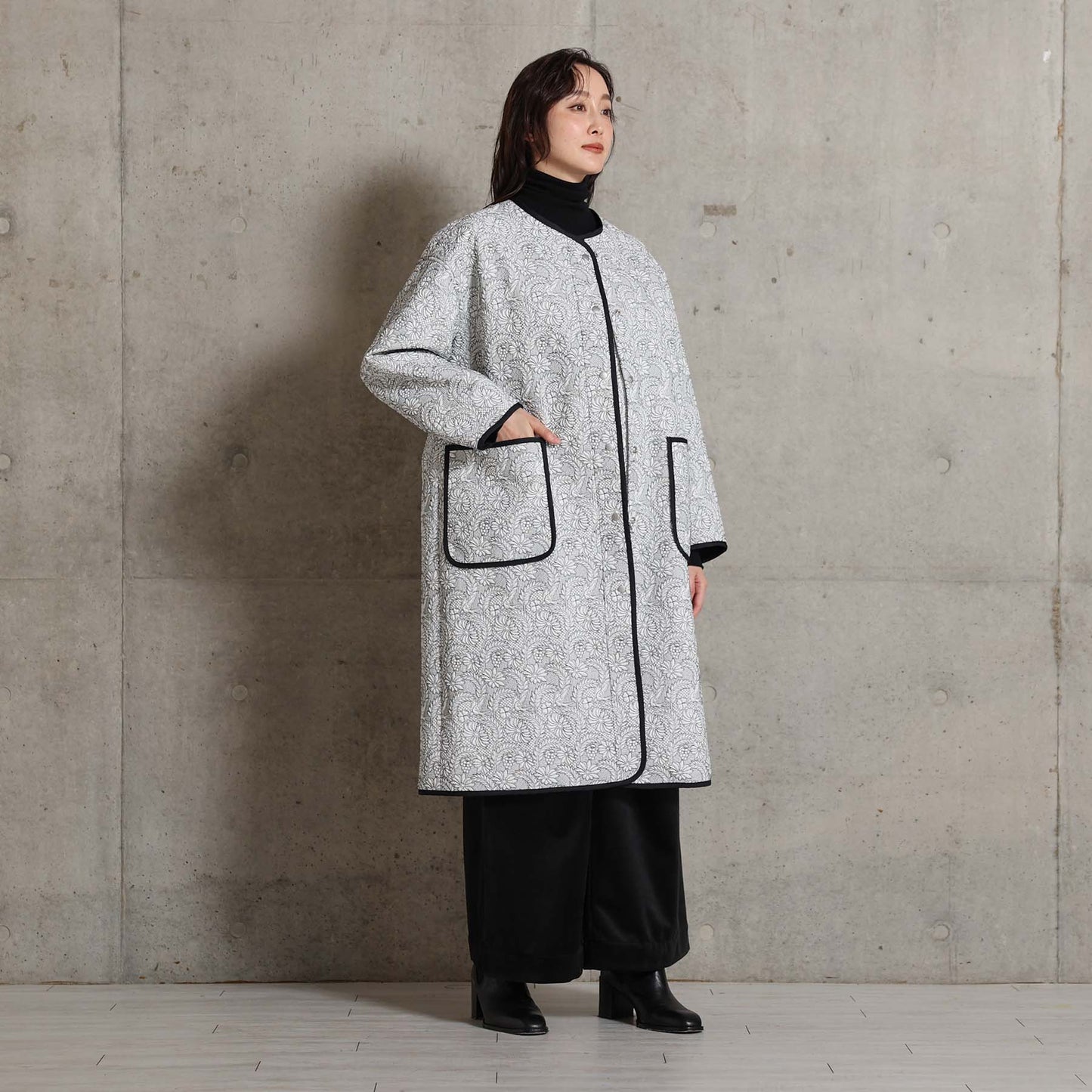 2026AW【12月中旬お届け予定】 F-JK-15「Boutis Relief」2way coat【全3色】