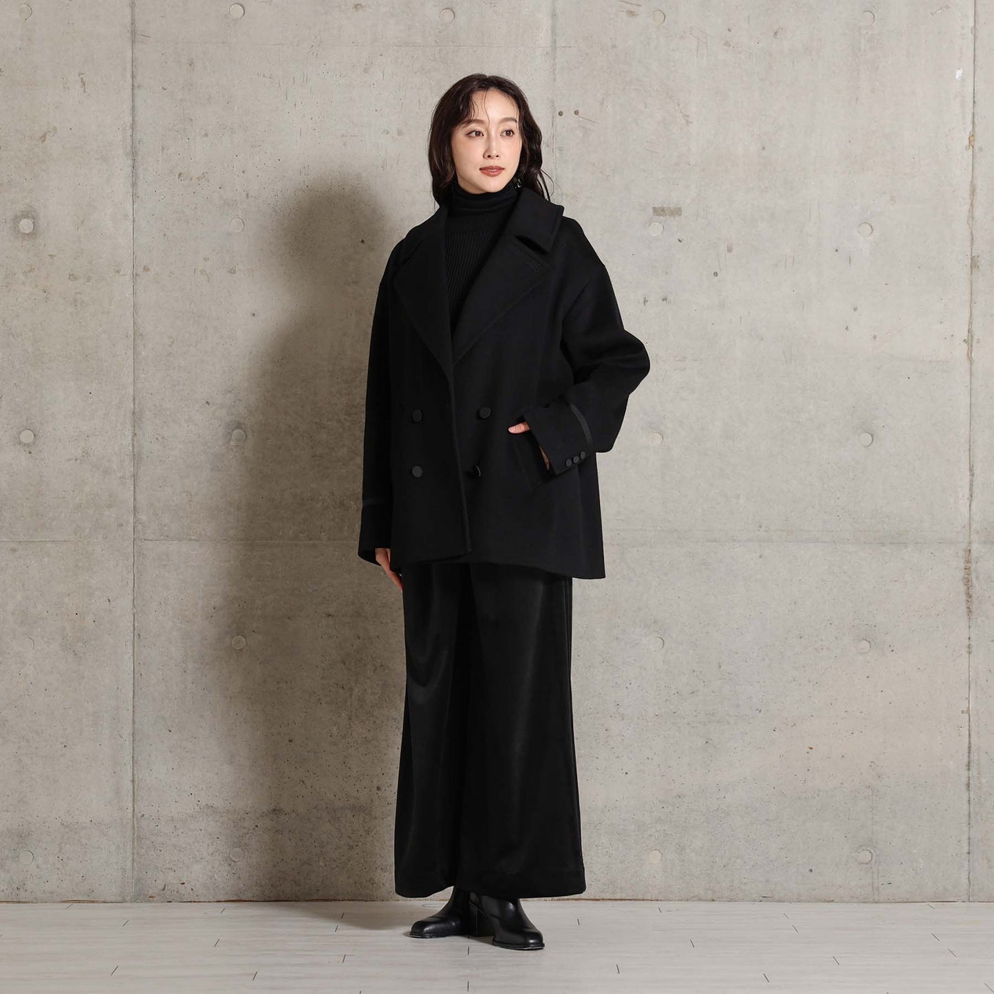 2026AW【11月中旬お届け予定】 F-JK-17「Pure cashmere」Pea jacket【全3色】