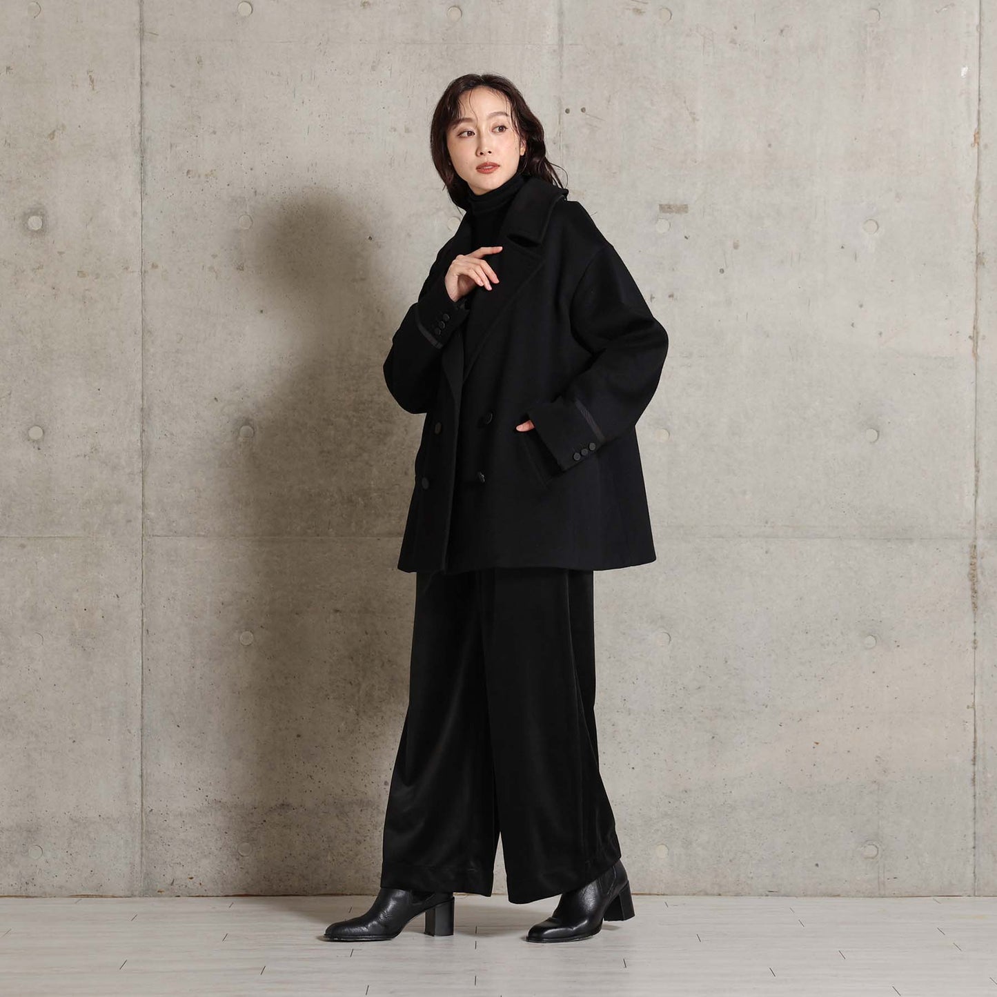 2026AW【11月中旬お届け予定】 F-JK-17「Pure cashmere」Pea jacket【全3色】