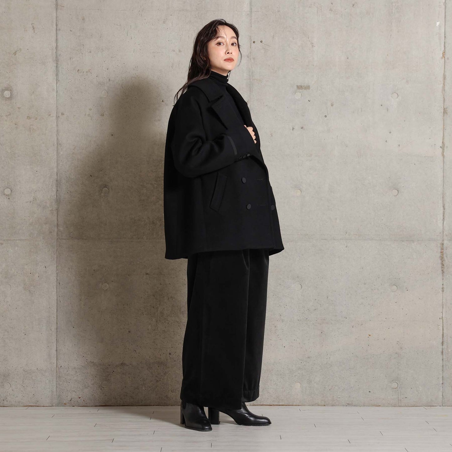 2026AW【11月中旬お届け予定】 F-JK-17「Pure cashmere」Pea jacket【全3色】