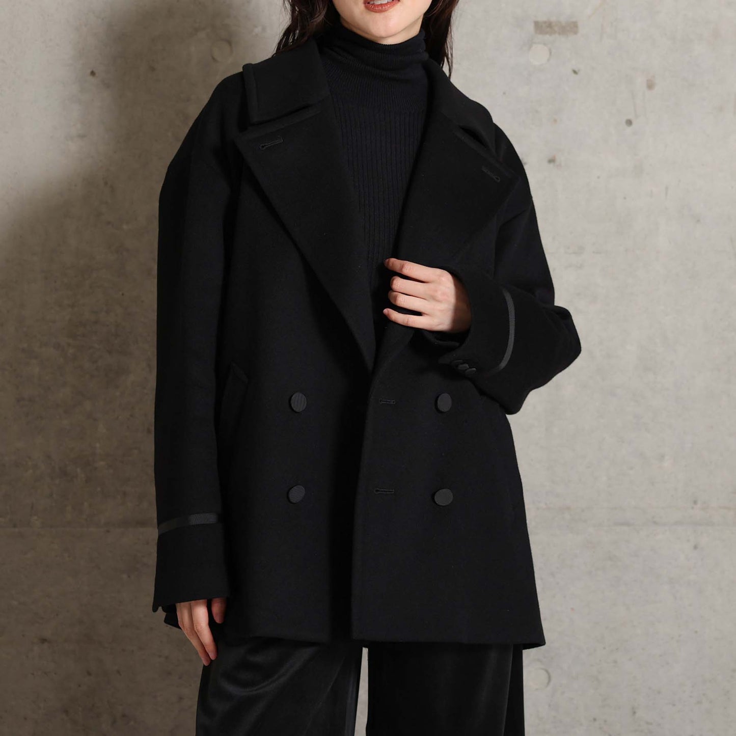 2026AW【11月中旬お届け予定】 F-JK-17「Pure cashmere」Pea jacket【全3色】