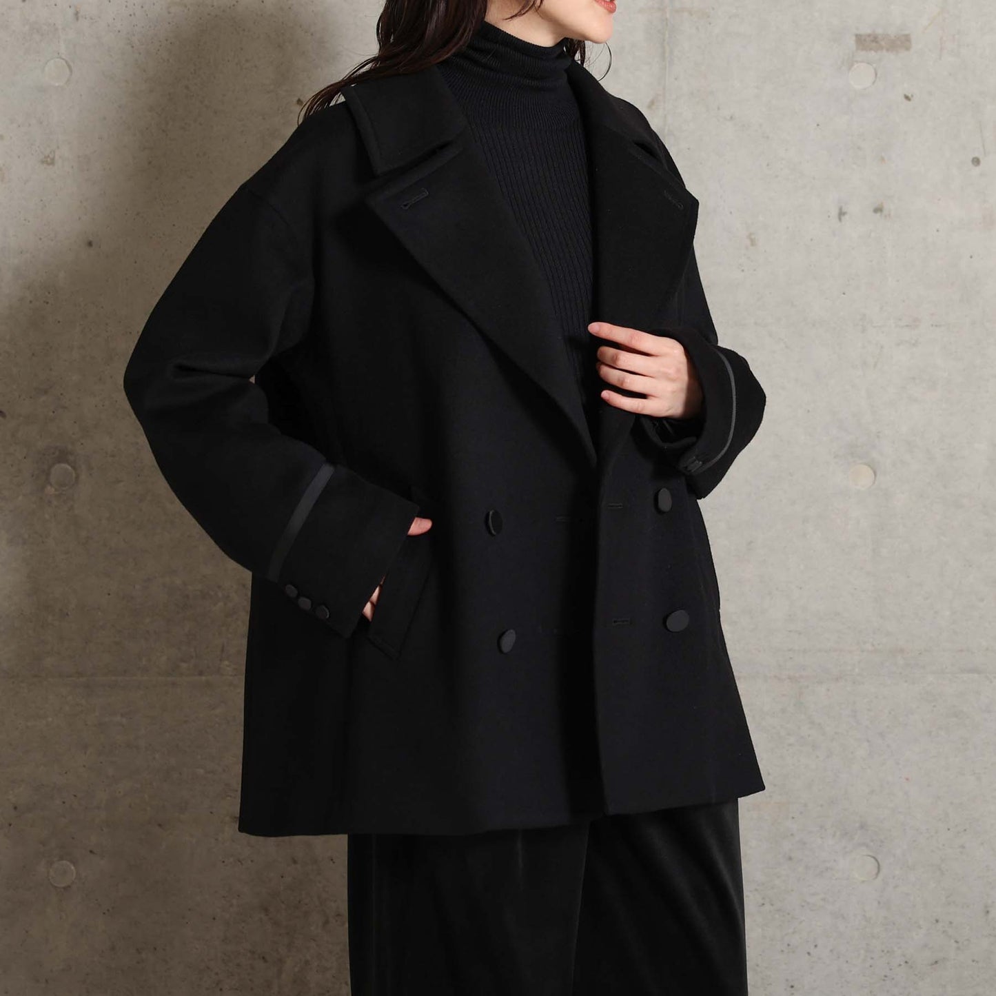 2026AW【11月中旬お届け予定】 F-JK-17「Pure cashmere」Pea jacket【全3色】