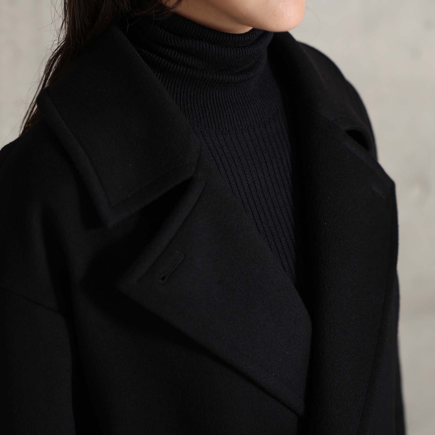 2026AW【11月中旬お届け予定】 F-JK-17「Pure cashmere」Pea jacket【全3色】