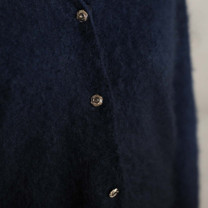 2026AW【10月下旬お届け予定】 F-KN-07「Pure Feather cashmere」V-neck cardigan【全4色】