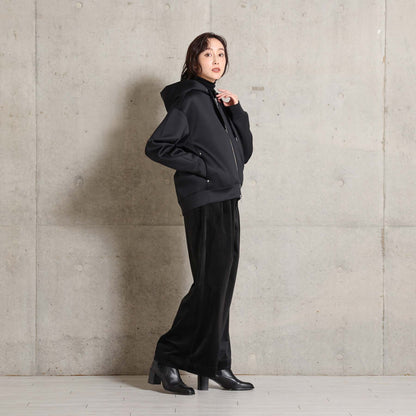 2026AW【11月中旬お届け予定】 F-CS-13「Structured Knit」Zip foodie【全４色】
