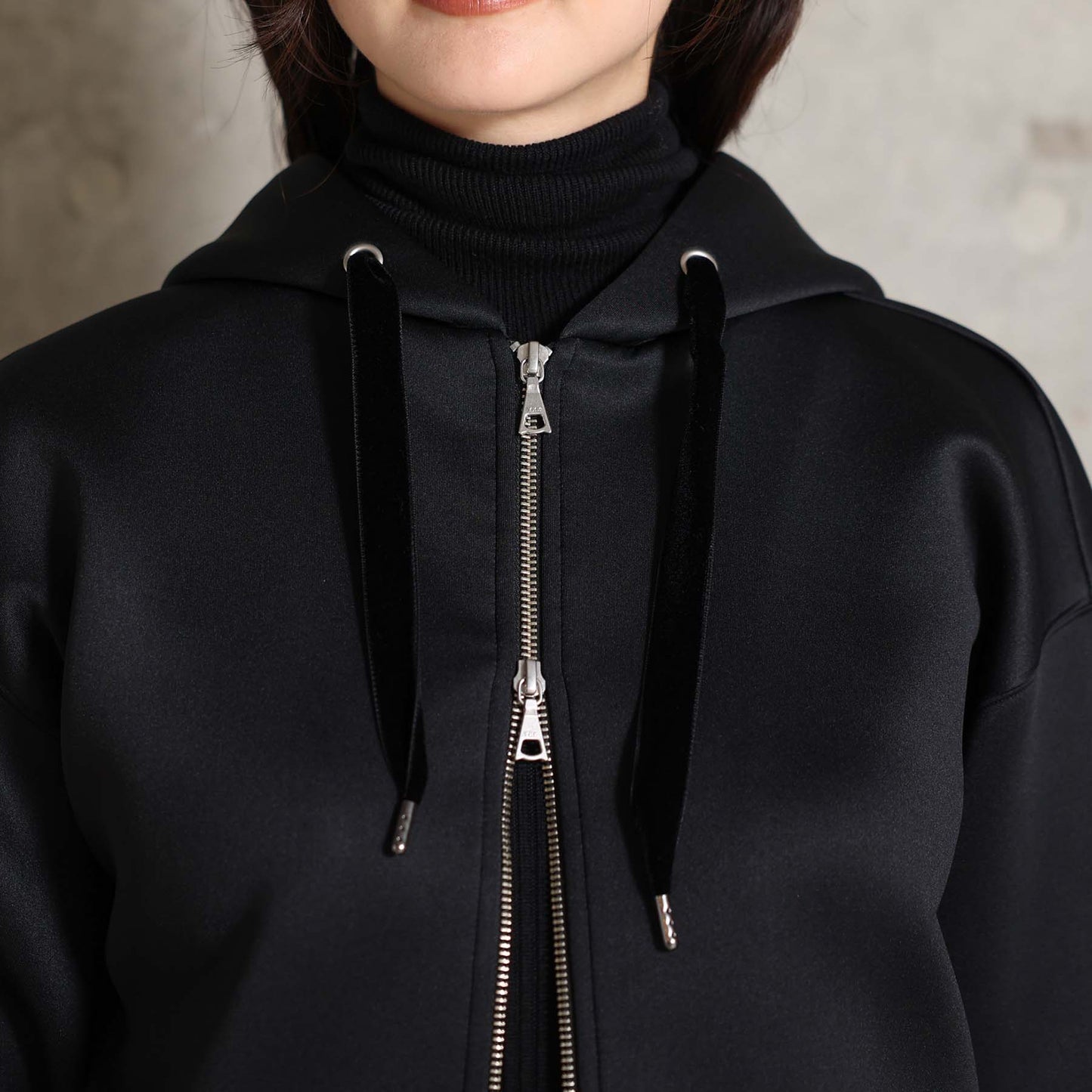 2026AW【11月中旬お届け予定】 F-CS-13「Structured Knit」Zip foodie【全４色】