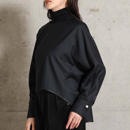 2026AW【10月下旬お届け予定】 F-BL-07「Super140’s Luxe Wool」Dolman sleeve blouse【全2色】
