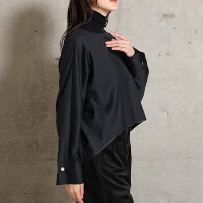2026AW【10月下旬お届け予定】 F-BL-07「Super140’s Luxe Wool」Dolman sleeve blouse【全2色】