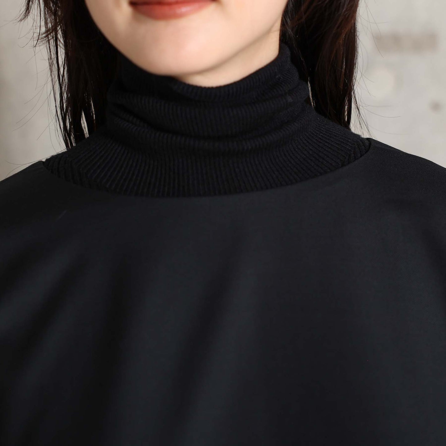 2026AW【10月下旬お届け予定】 F-BL-07「Super140’s Luxe Wool」Dolman sleeve blouse【全2色】