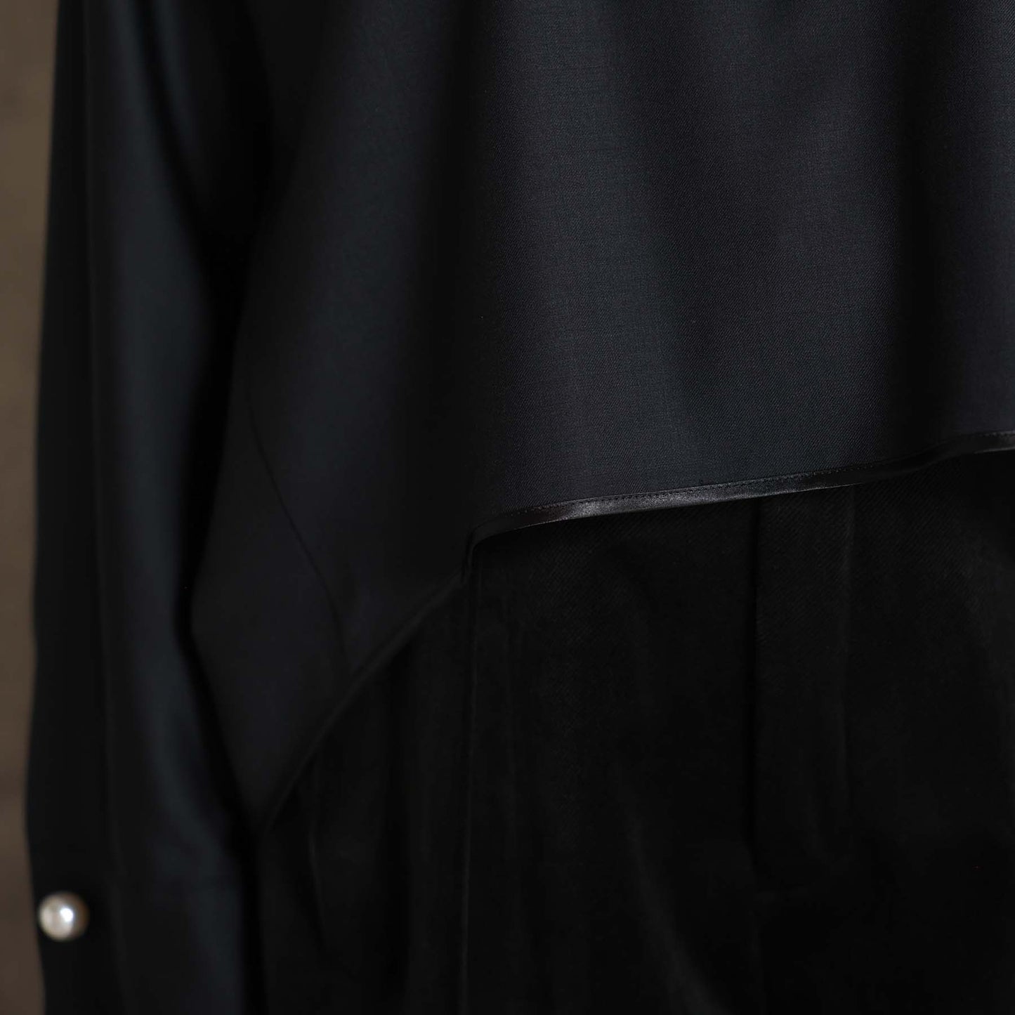2026AW【10月下旬お届け予定】 F-BL-07「Super140’s Luxe Wool」Dolman sleeve blouse【全2色】