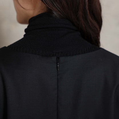 2026AW【10月下旬お届け予定】 F-BL-07「Super140’s Luxe Wool」Dolman sleeve blouse【全2色】