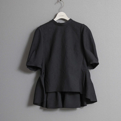 C-BL-83 Robin flower blouse WHITE