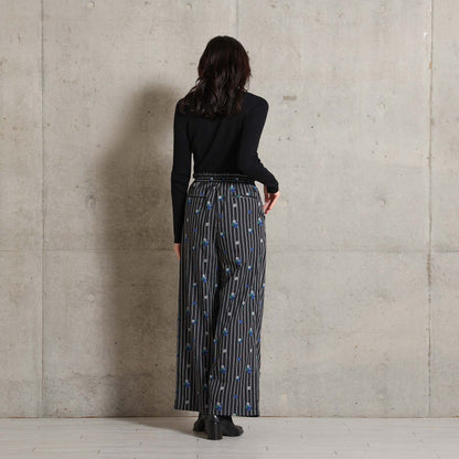 2026AW【10月下旬お届け予定】 F-PT-13「Robin stripe」Easy wide pants【全3色】