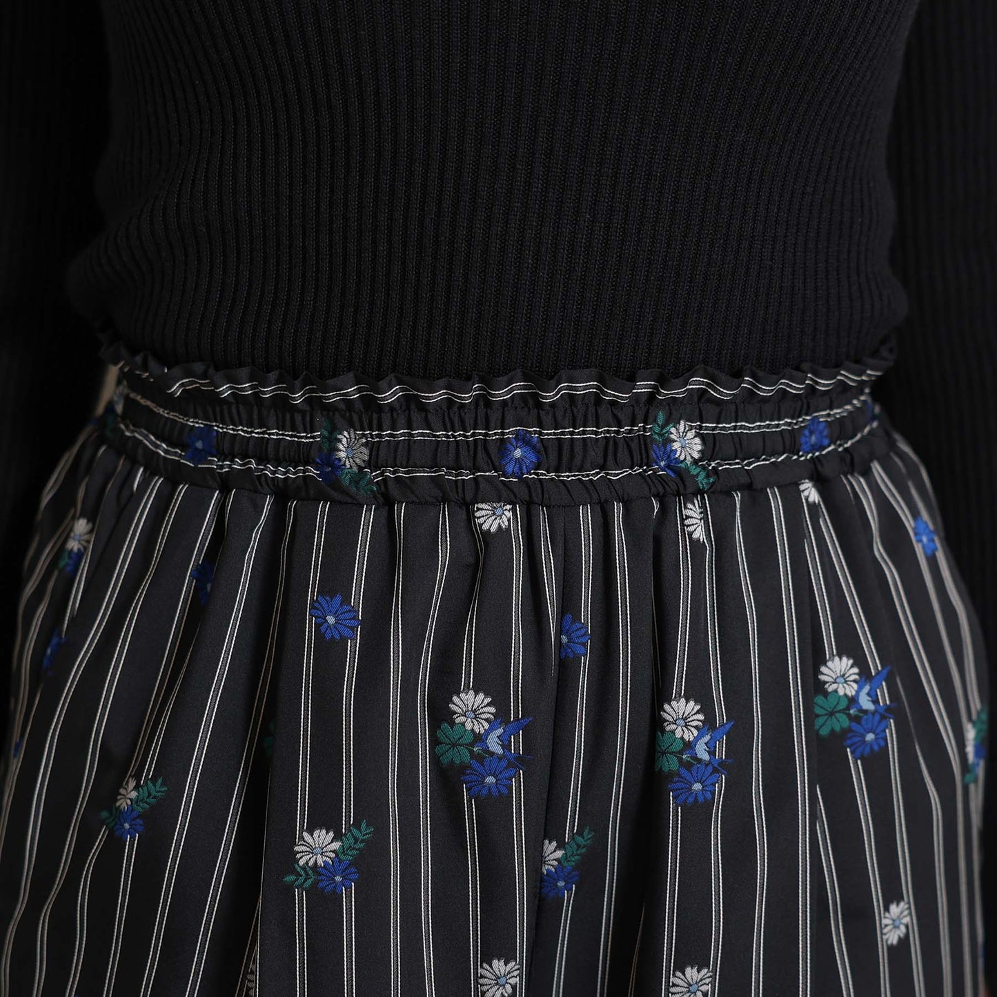 2026AW【10月下旬お届け予定】 F-PT-13「Robin stripe」Easy wide pants【全3色】