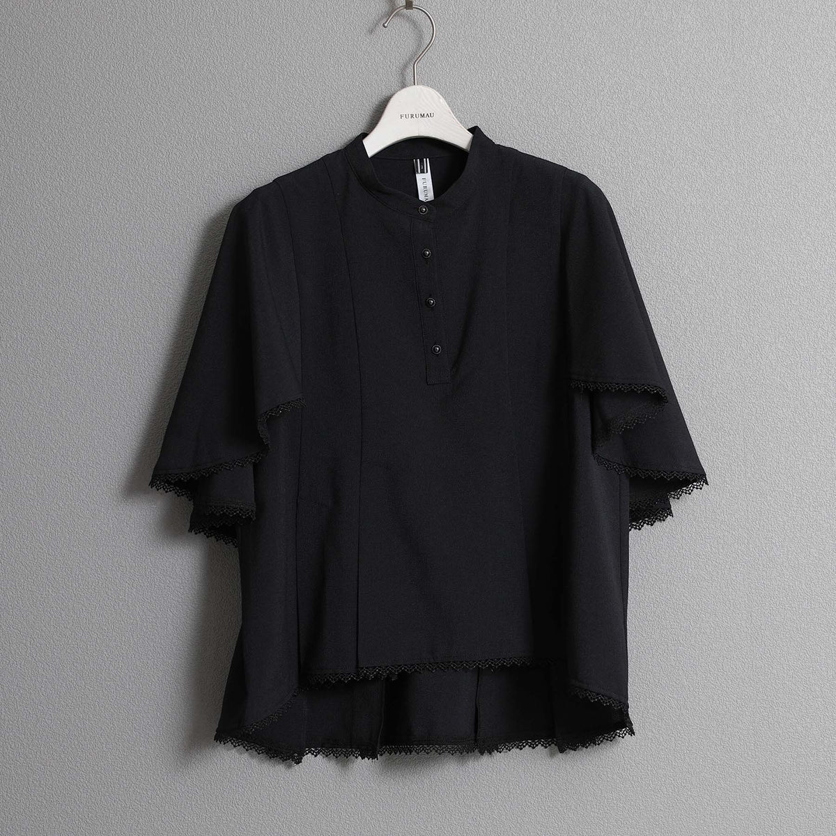 C-BL-83 Robin flower blouse WHITE