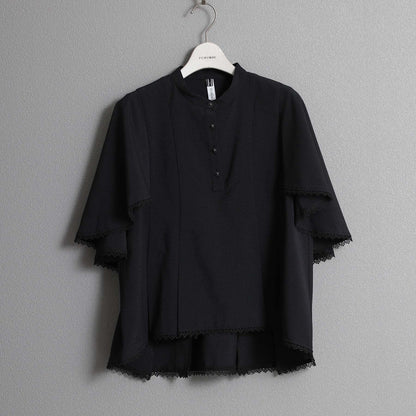 C-BL-83 Robin flower blouse WHITE