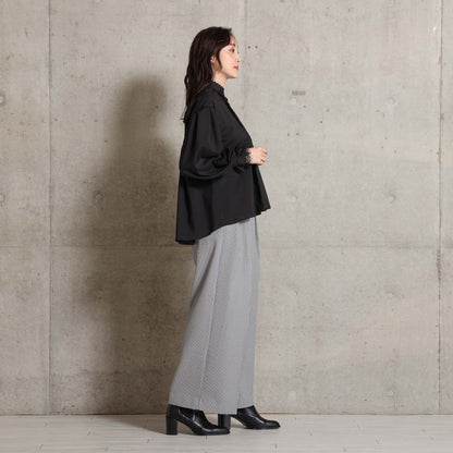 C-BL-83 Robin flower blouse WHITE