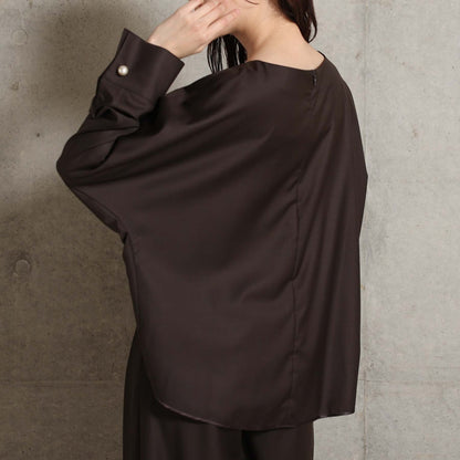 2026AW【10月下旬お届け予定】 F-BL-07「Super140’s Luxe Wool」Dolman sleeve blouse【全2色】