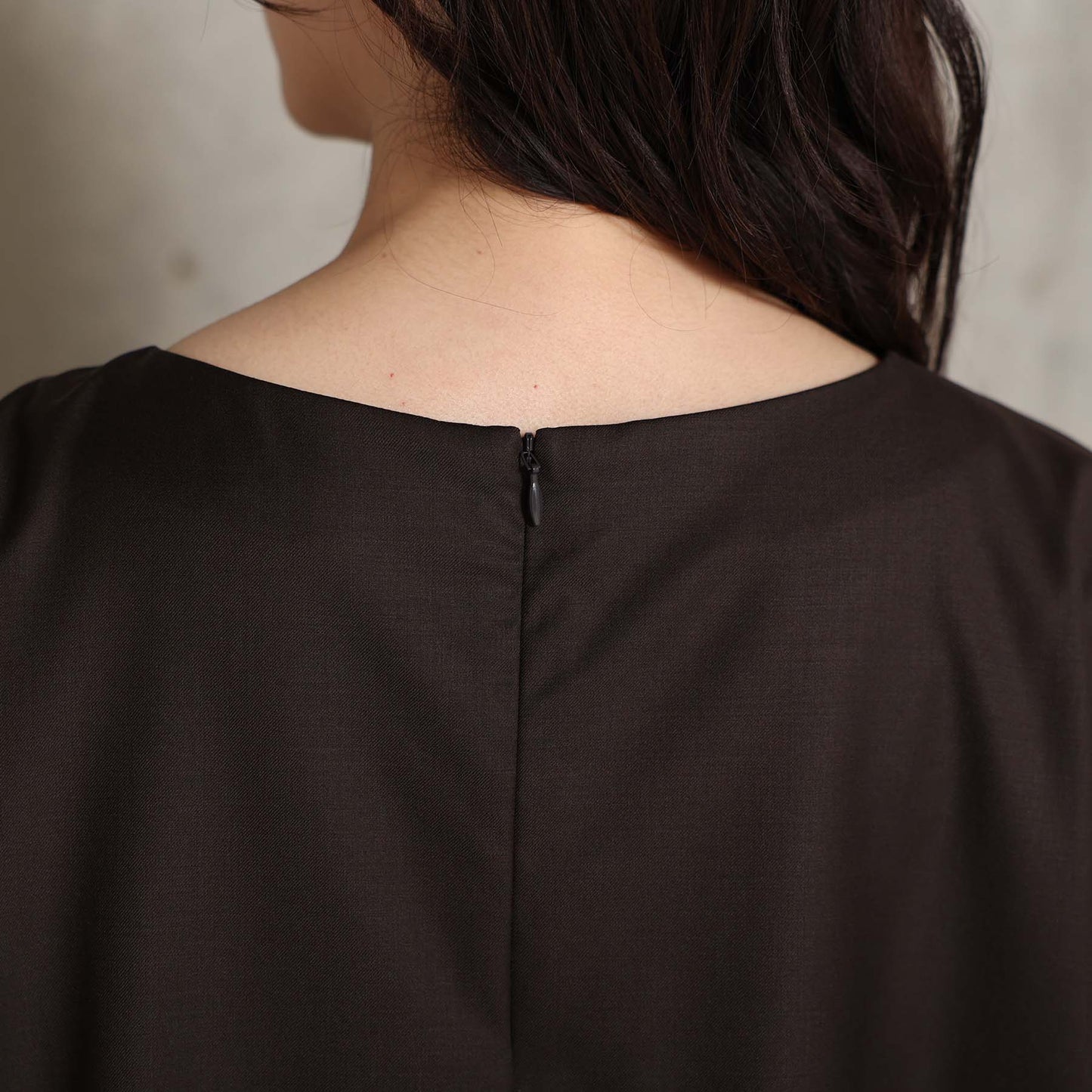 2026AW【10月下旬お届け予定】 F-BL-07「Super140’s Luxe Wool」Dolman sleeve blouse【全2色】
