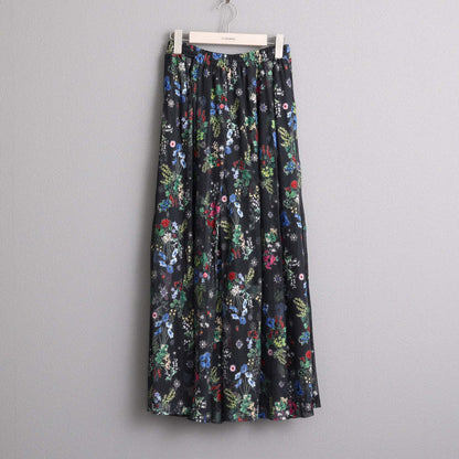 C-BL-83 Robin flower blouse WHITE