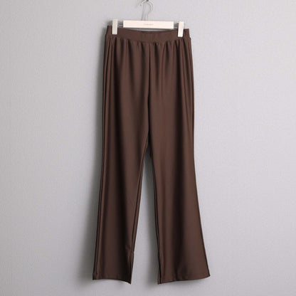 2027SS【1月末〜2月上旬お届け予定】 F-PT-21 『Svelte Knit』Semi-Flare Pants【全2色】
